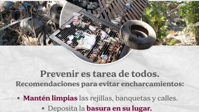 Gobierno de Tepic, PREVENIR ES TAREA DE TODOS EN ESTA TEMPORADA DE LLUVIAS