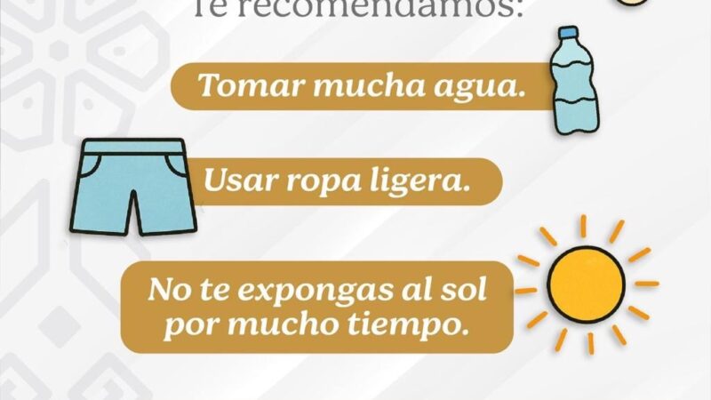En el Gobierno de Tepic te Recordamos Evitar GOLPE DE CALOR