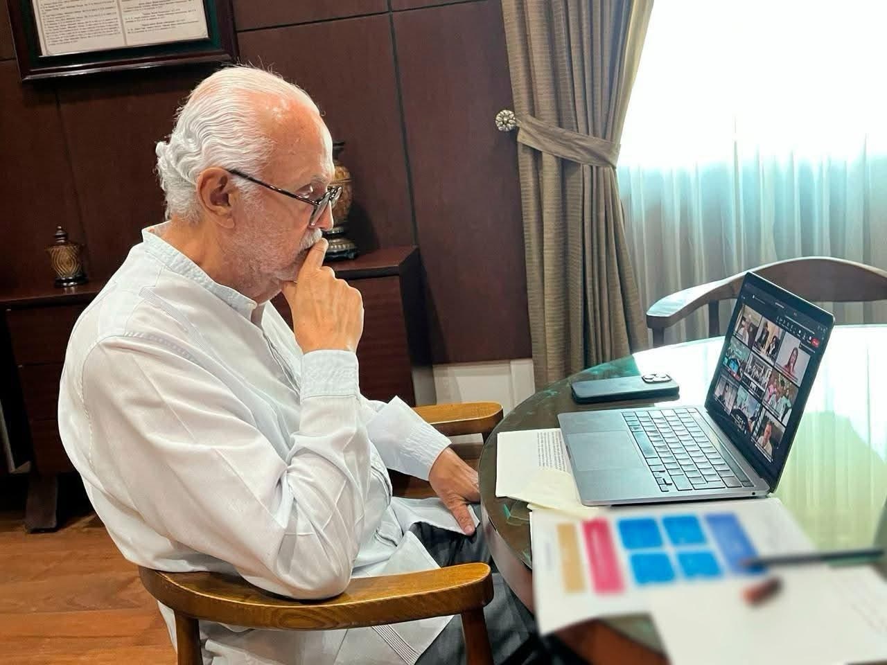 El gobernador Miguel Ángel Navarro Quintero participó de manera virtual en la instalación del Comité Nacional de Emergencias, encabezado por el secretario federal de Seguridad y Protección Ciudadana, Omar Hamid García Harfuch.